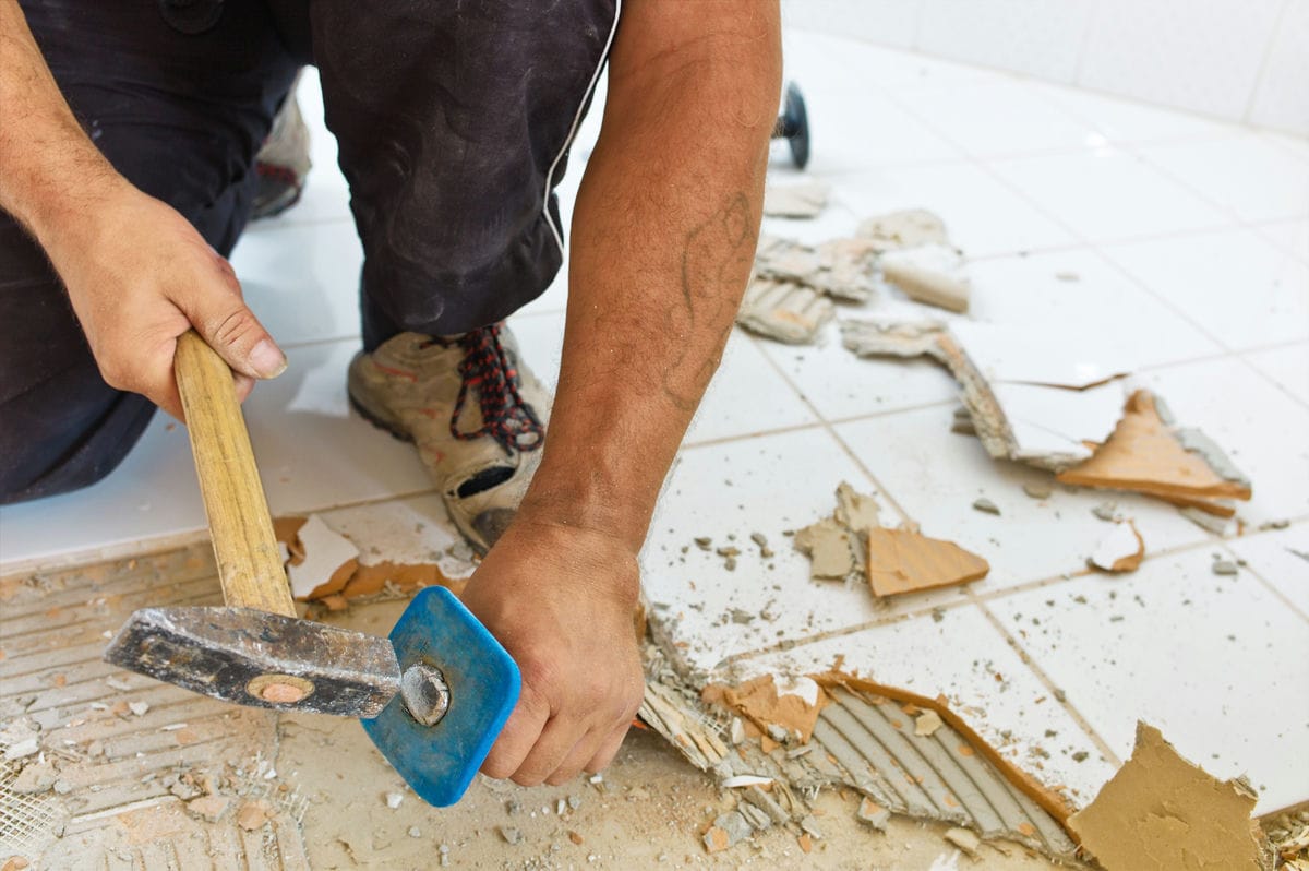 tile removal services, cutting edge demolition